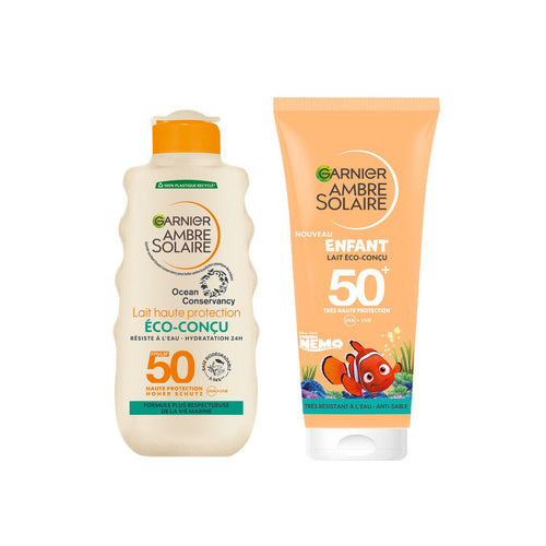 Ambre Solaire - Responsible Family Gift Set: SPF50 Body Lotion + KIDS SPF 50+ Body Lotion