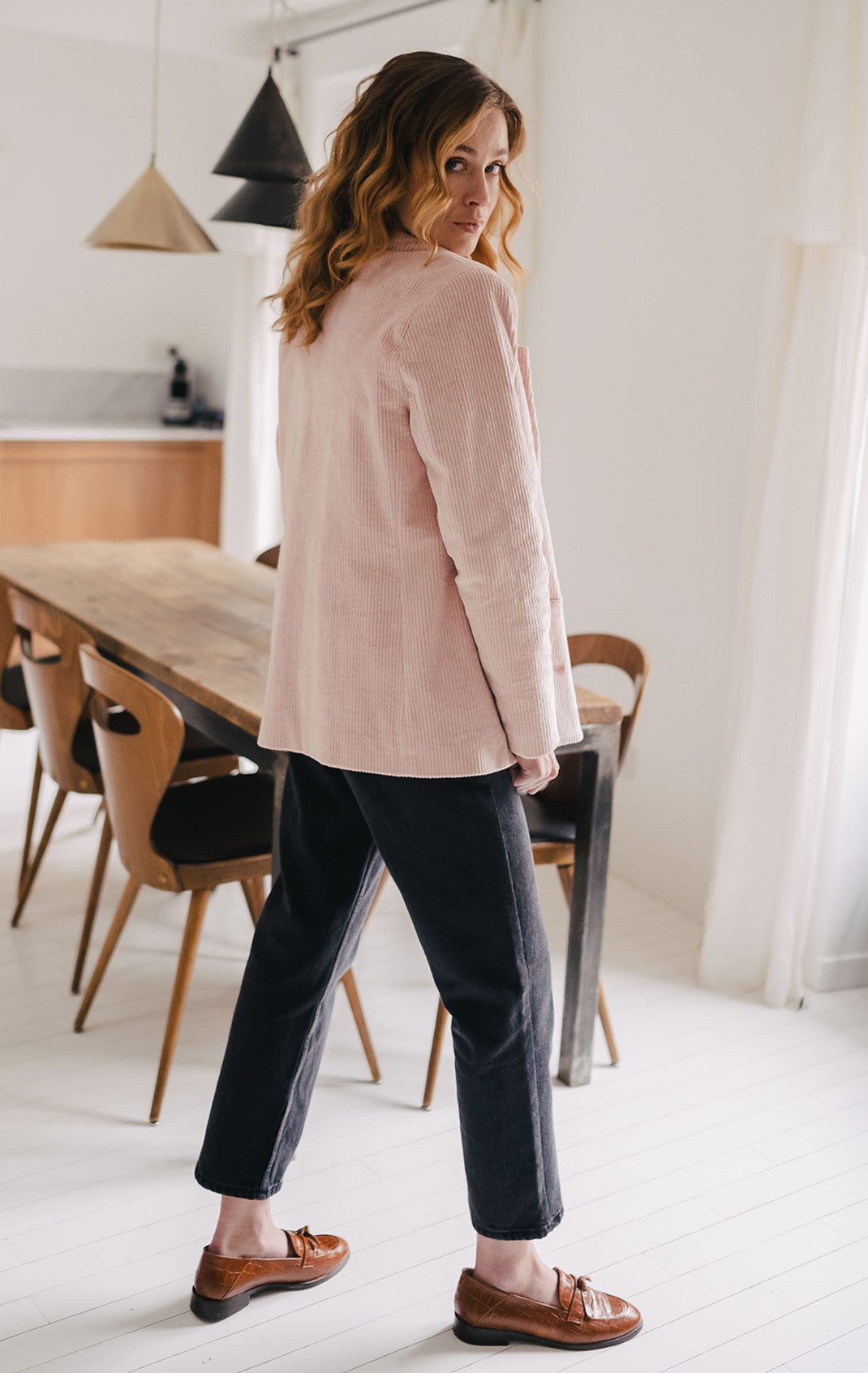 Padmé Pink Velvet Jacket
