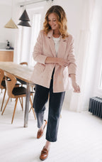 Padmé Pink Velvet Jacket