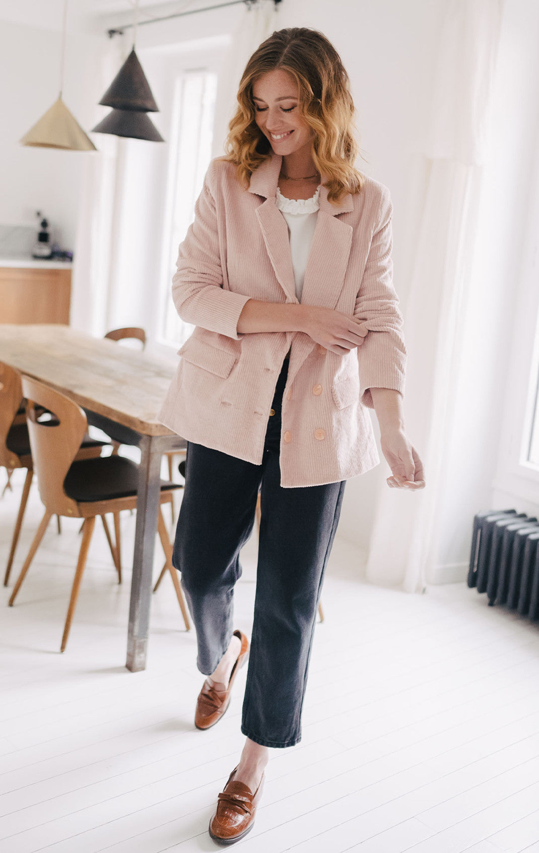 Padmé Pink Velvet Jacket