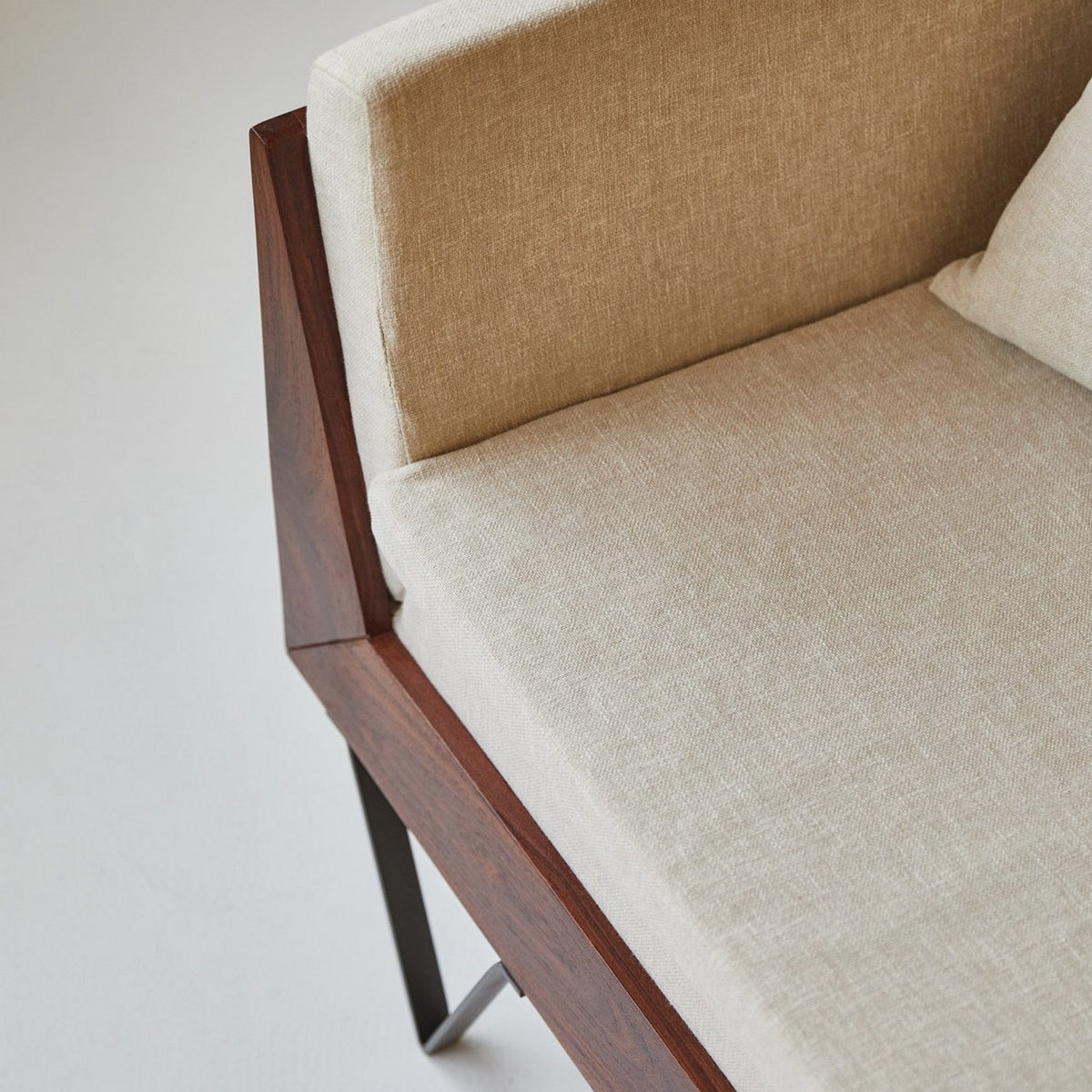 Metric - Fauteuil - Tissu - Beige