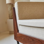 Metric - Fauteuil - Tissu - Beige