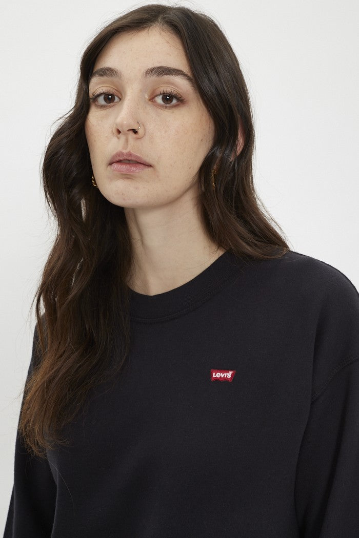 Levi'S Standard Crew Sweatshirt Voor Dames (1 Stuk), Kaviaar