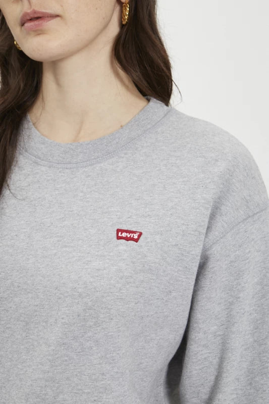 Levi'S® Bluza Standard Crew 24688-0037 Szary Relaxed Fit