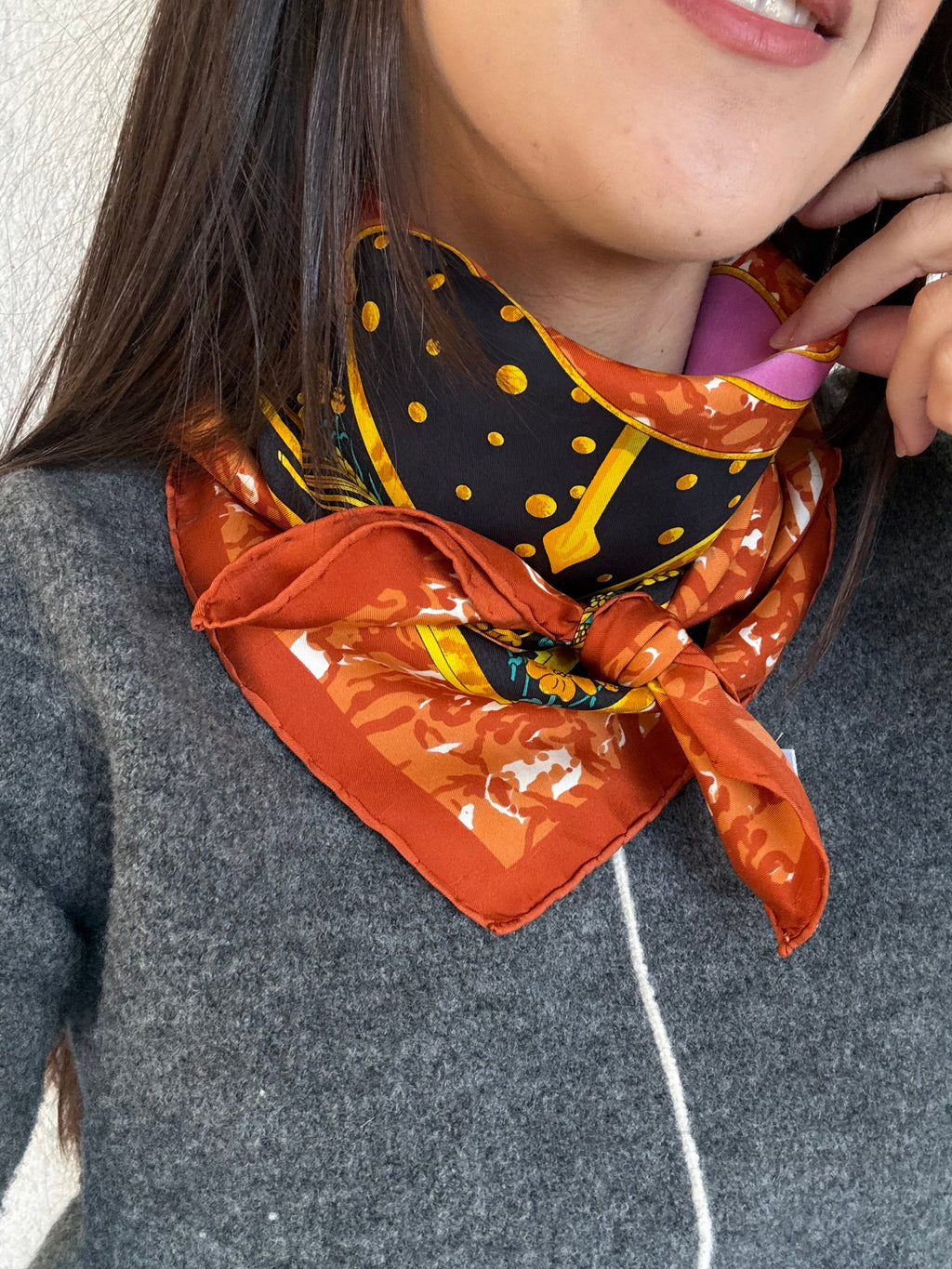 Foulard Hermès – Modèle Carpe Diem