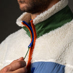 Veste En Sherpa Mixte Zippée - Ivoire