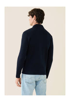 Gilet Eloi En Maille - Marine