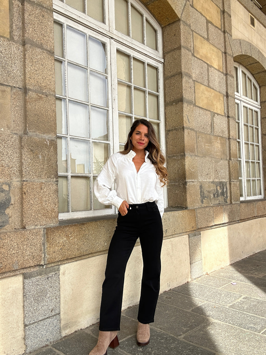 Jean droit Solange noir