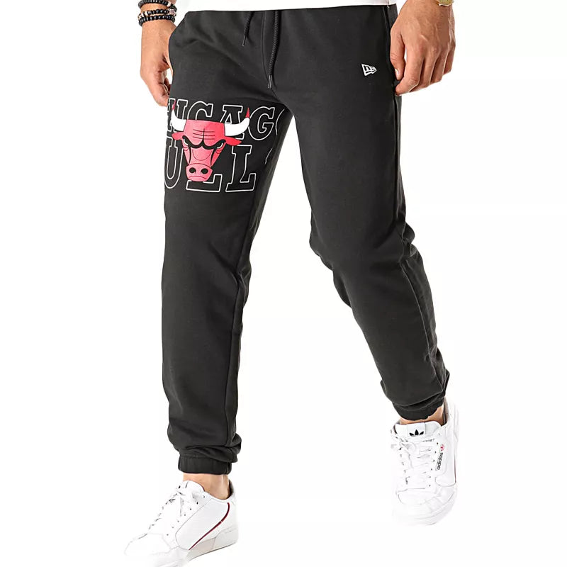 Pantalon De Survêtement New Era Nba Graphic Overlap Chicago Bulls
