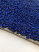 Tapis Berbère Marocain Beni Ouarain - Bleu Majorelle