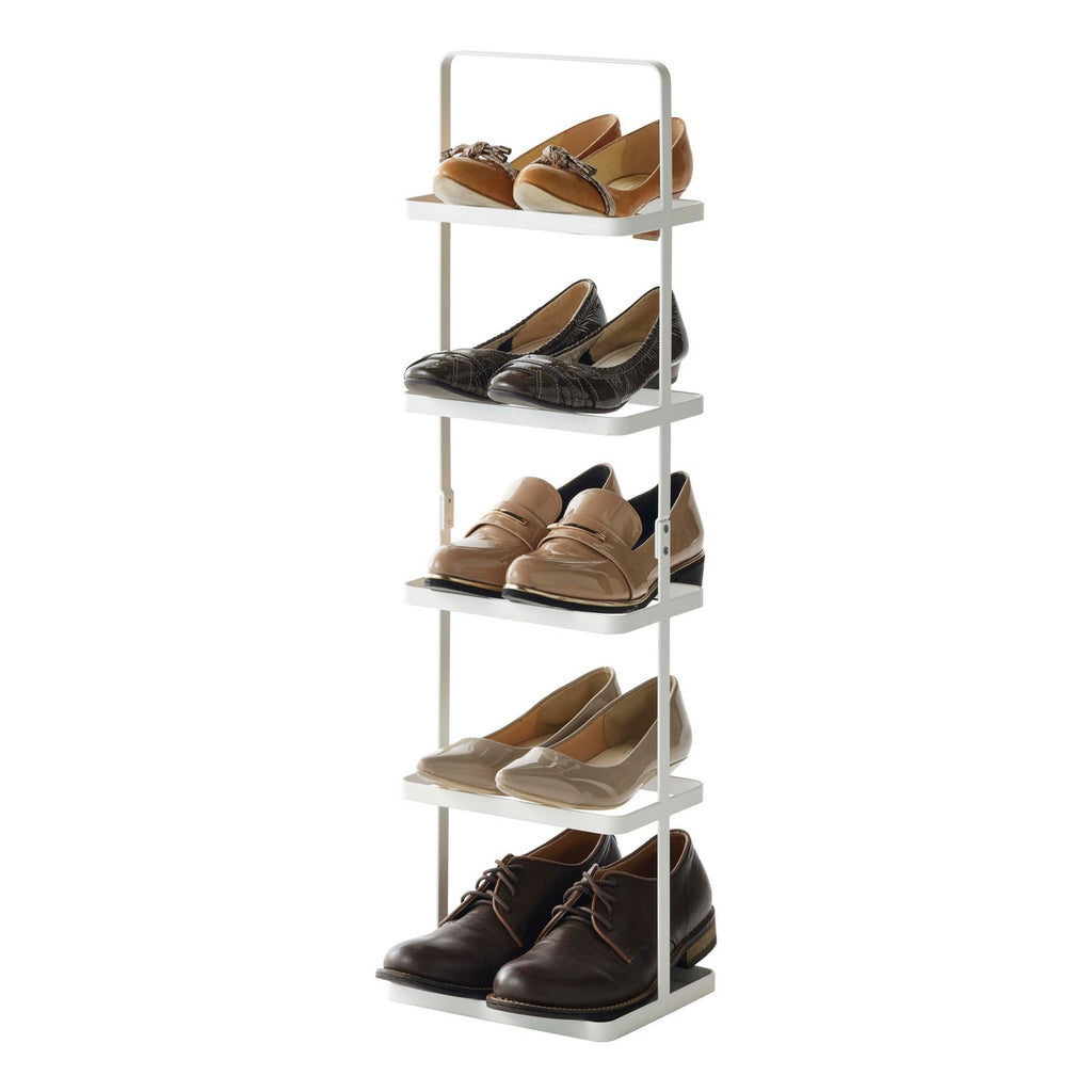 Shoe Rack - Tower - White