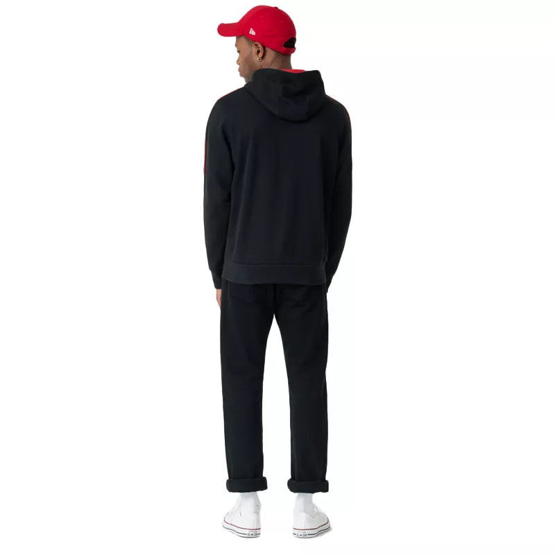 Sweat À Capuche New Era Chicago Bulls Stripe Piping