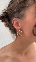 Thick Combined Earrings