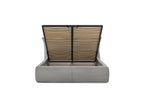 Jade - Storage Bed with Pillow-Effect Headboard - Soft Wide-Ribbed Corduroy