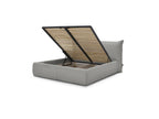Jade - Storage Bed with Pillow-Effect Headboard - Soft Wide-Ribbed Corduroy