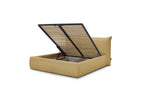 Jade - Storage Bed with Pillow-Effect Headboard - Soft Wide-Ribbed Corduroy