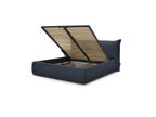 Jade - Storage Bed with Pillow-Effect Headboard - Soft Wide-Ribbed Corduroy