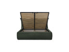 Jade - Storage Bed with Pillow-Effect Headboard - Soft Wide-Ribbed Corduroy