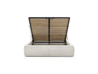 Jade - Storage Bed with Pillow-Effect Headboard - Soft Wide-Ribbed Corduroy