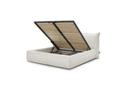 Jade - Storage Bed with Pillow-Effect Headboard - Soft Wide-Ribbed Corduroy