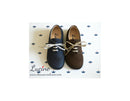 Chaussures Derbies Resistantes Enfant À Lacets Gabriel Bout Golf - Nubuck Bleu Marine - Mixte