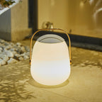 Bob Station - Lámpara con altavoz Bluetooth - Cobre - Blanco