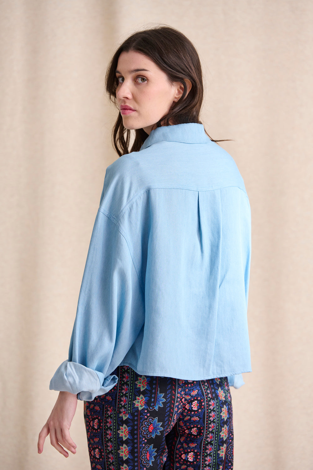 Chemise Carla - Lyo Bleu Jeans