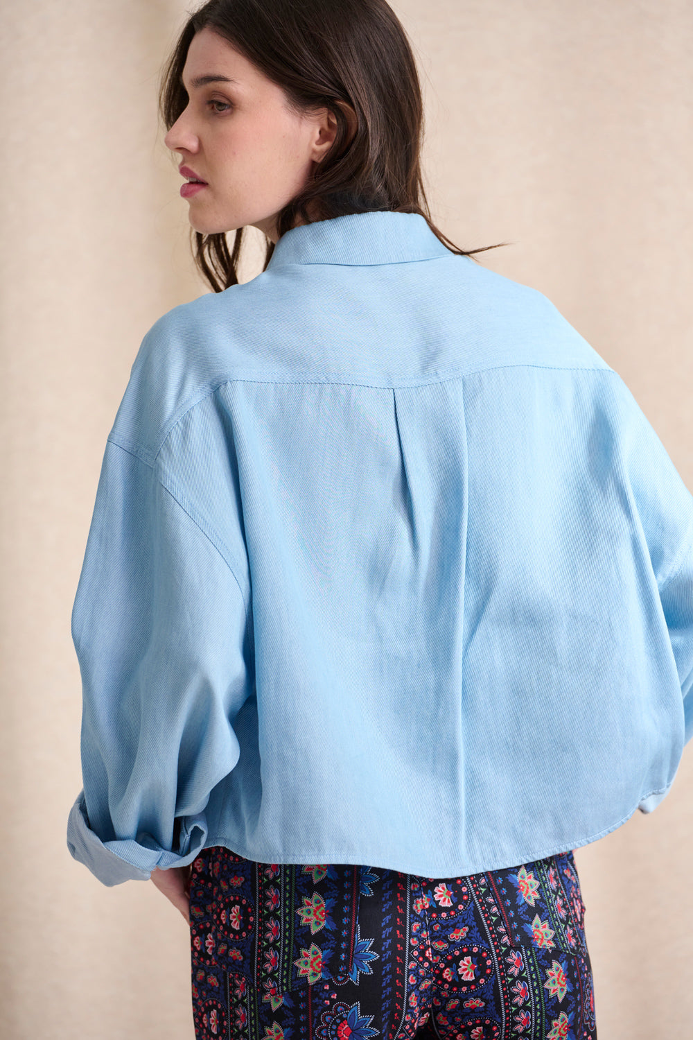 Chemise Carla - Lyo Bleu Jeans