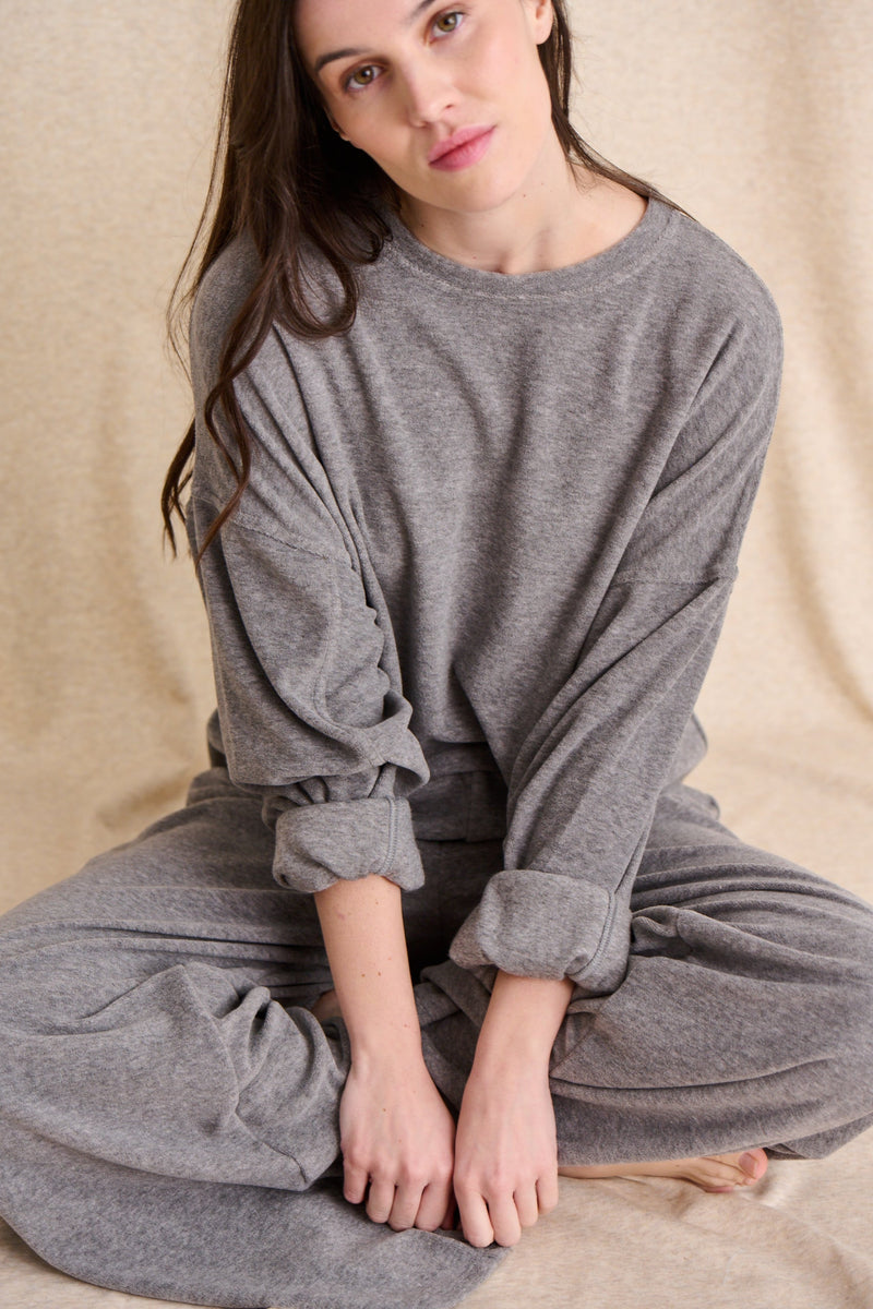 Sweat Nally - Gris Chine