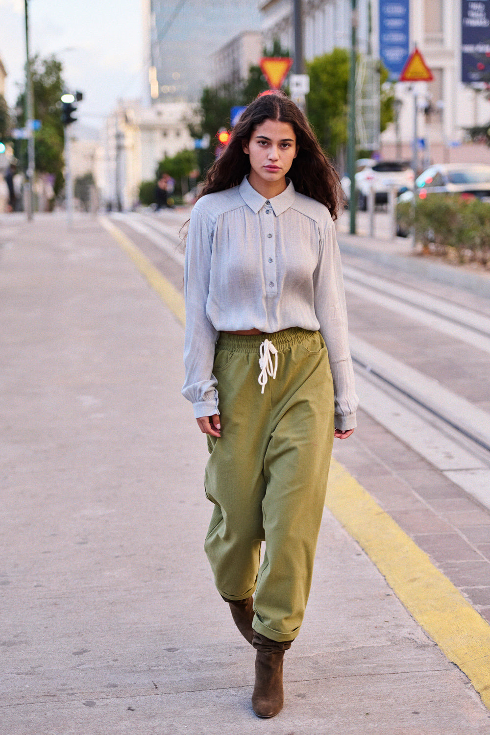 Cassy Shirt - Heather Grey