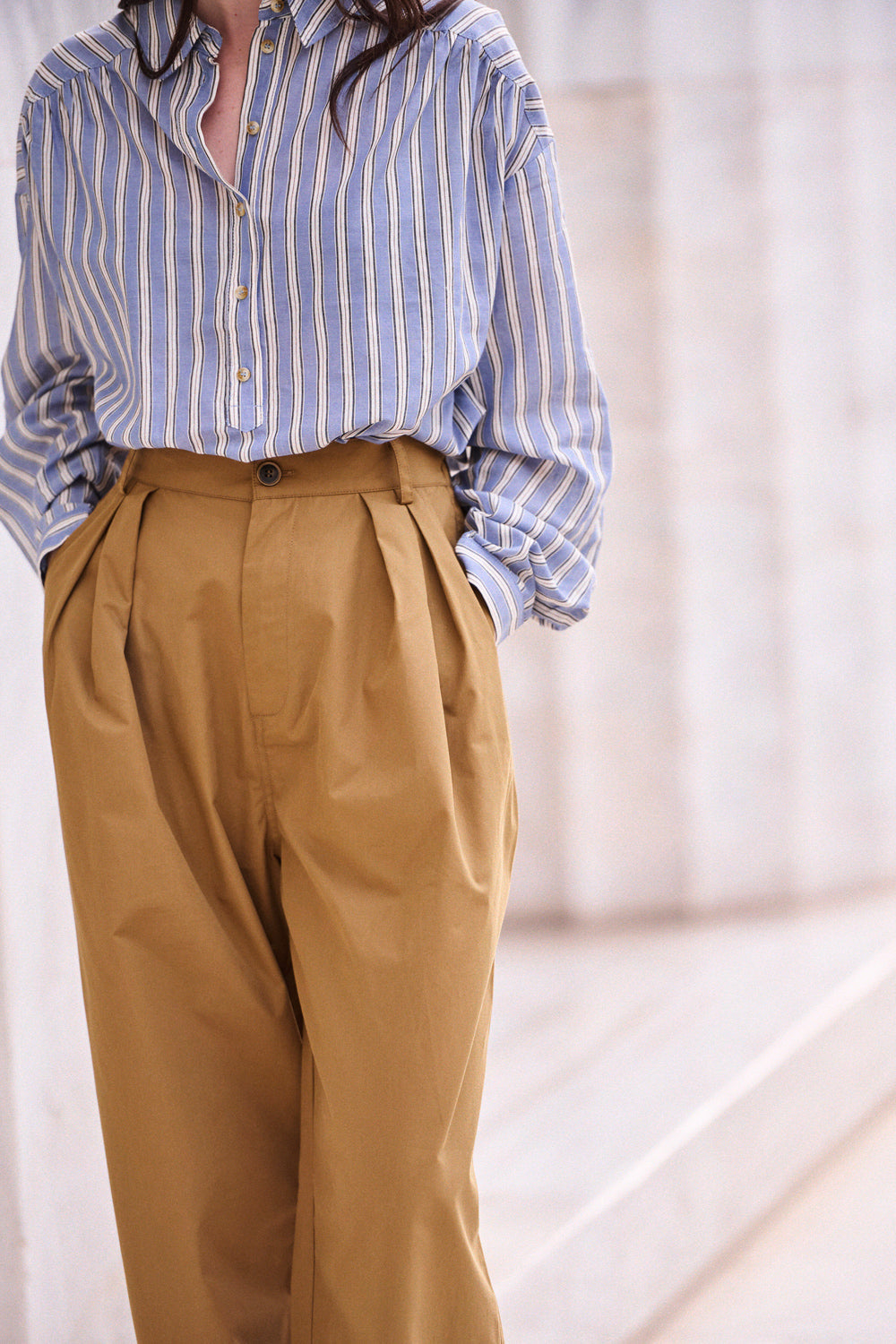 Pharell Camel Trousers