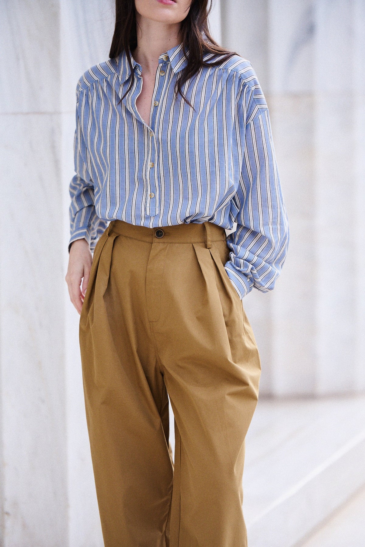 Pharell Camel Trousers