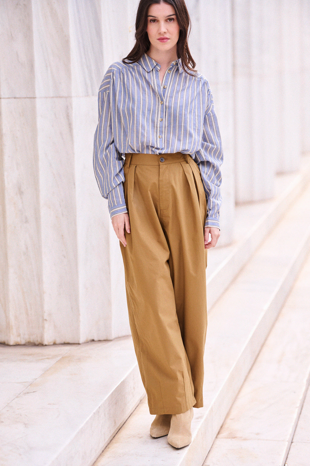 Pharell Camel Trousers