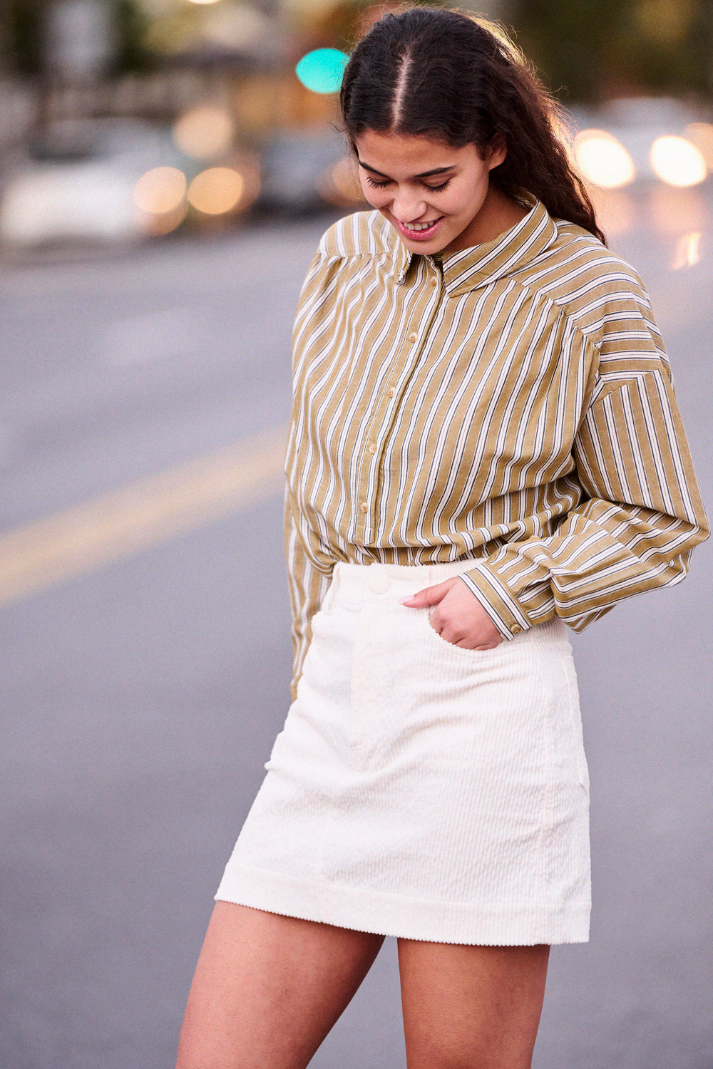 Chemise Cilo - Olive Raye Blanc