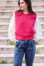 Marcus Sweater - Fuchsia Pink
