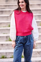 Marcus Sweater - Fuchsia Pink
