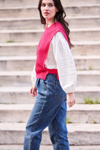 Marcus Sweater - Fuchsia Pink