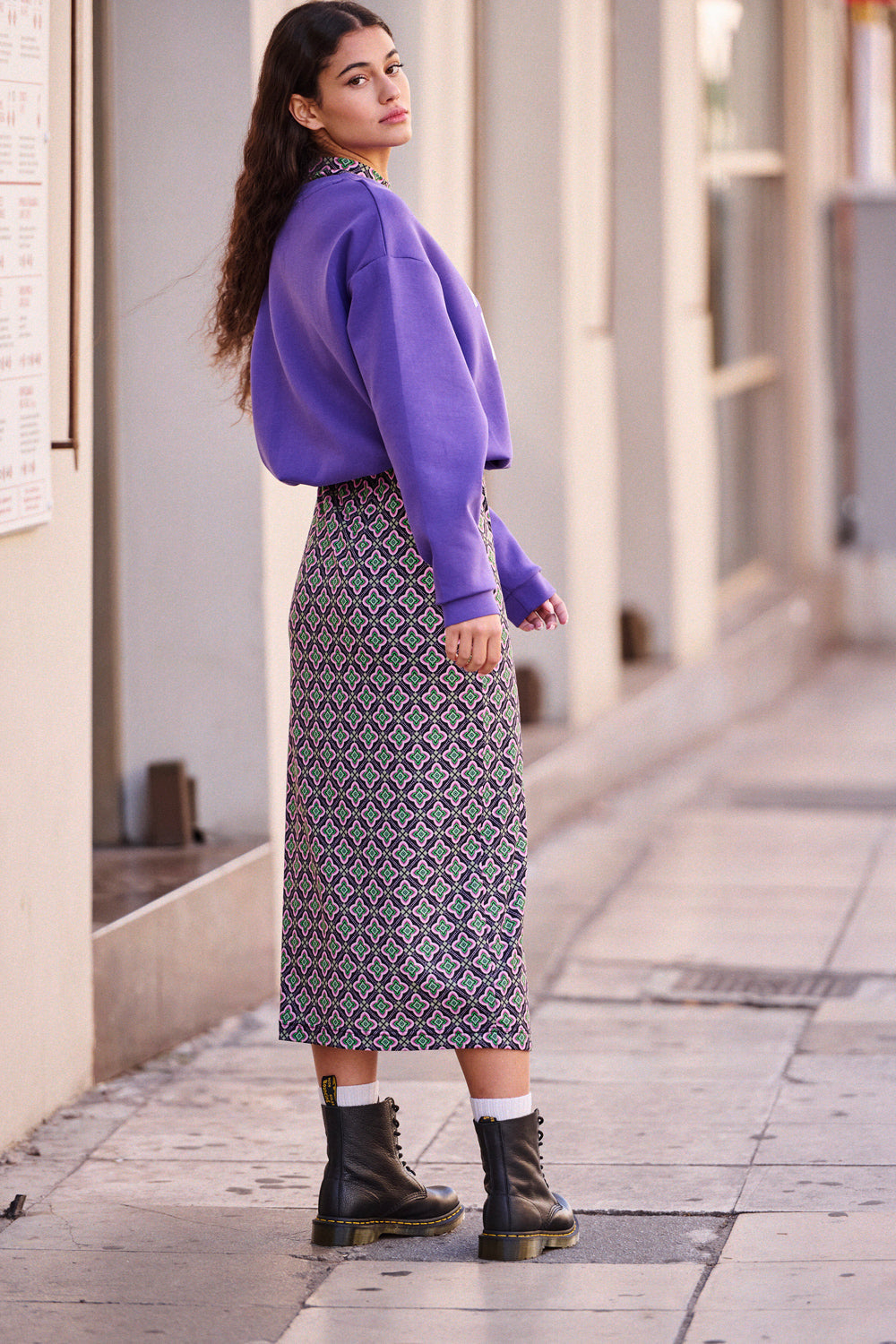 Rida Dress - Geometric Print