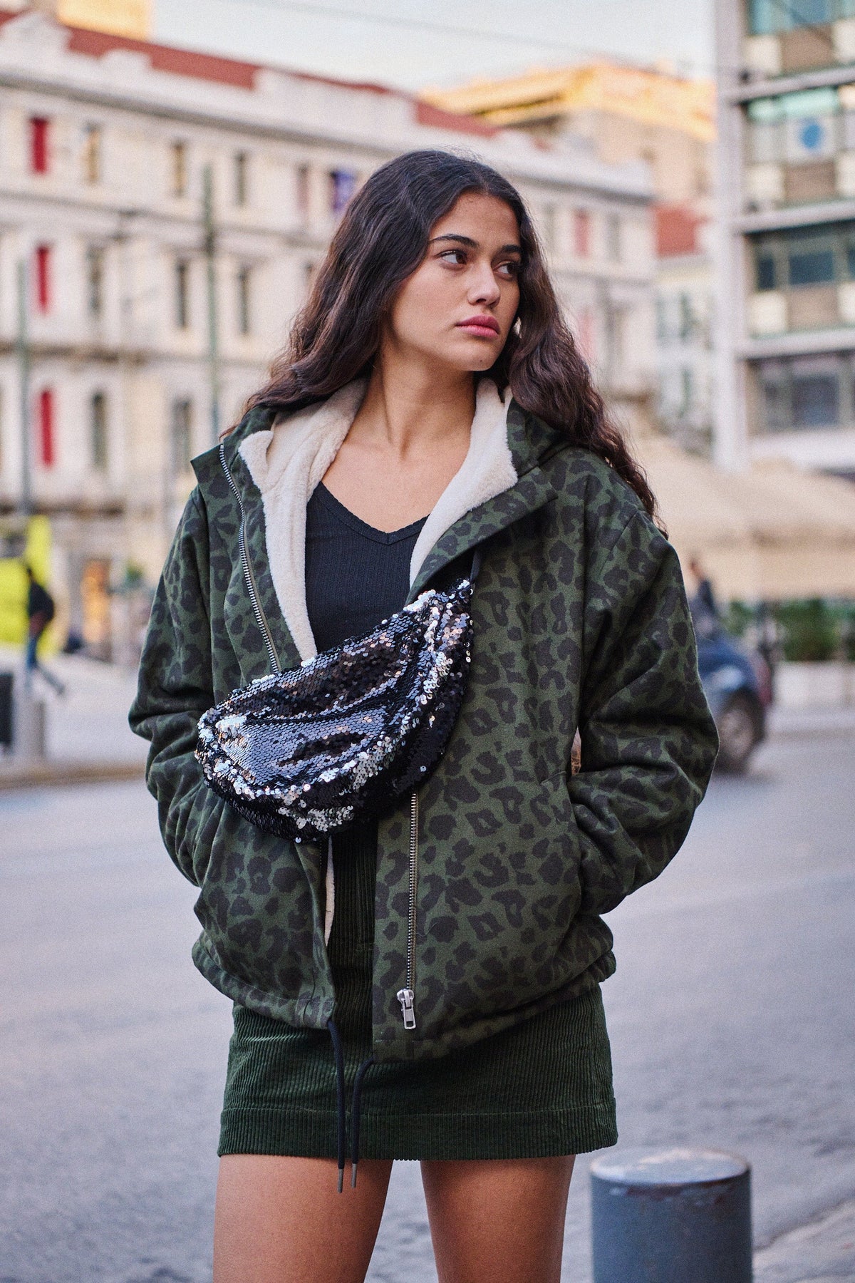 Sac Alban - Sequins Noirs