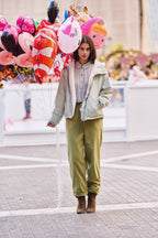 Parka Guzmania - Mintgrün