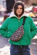 Galon Puffer Jacket - Flash Green