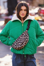 Galon Puffer Jacket - Flash Green