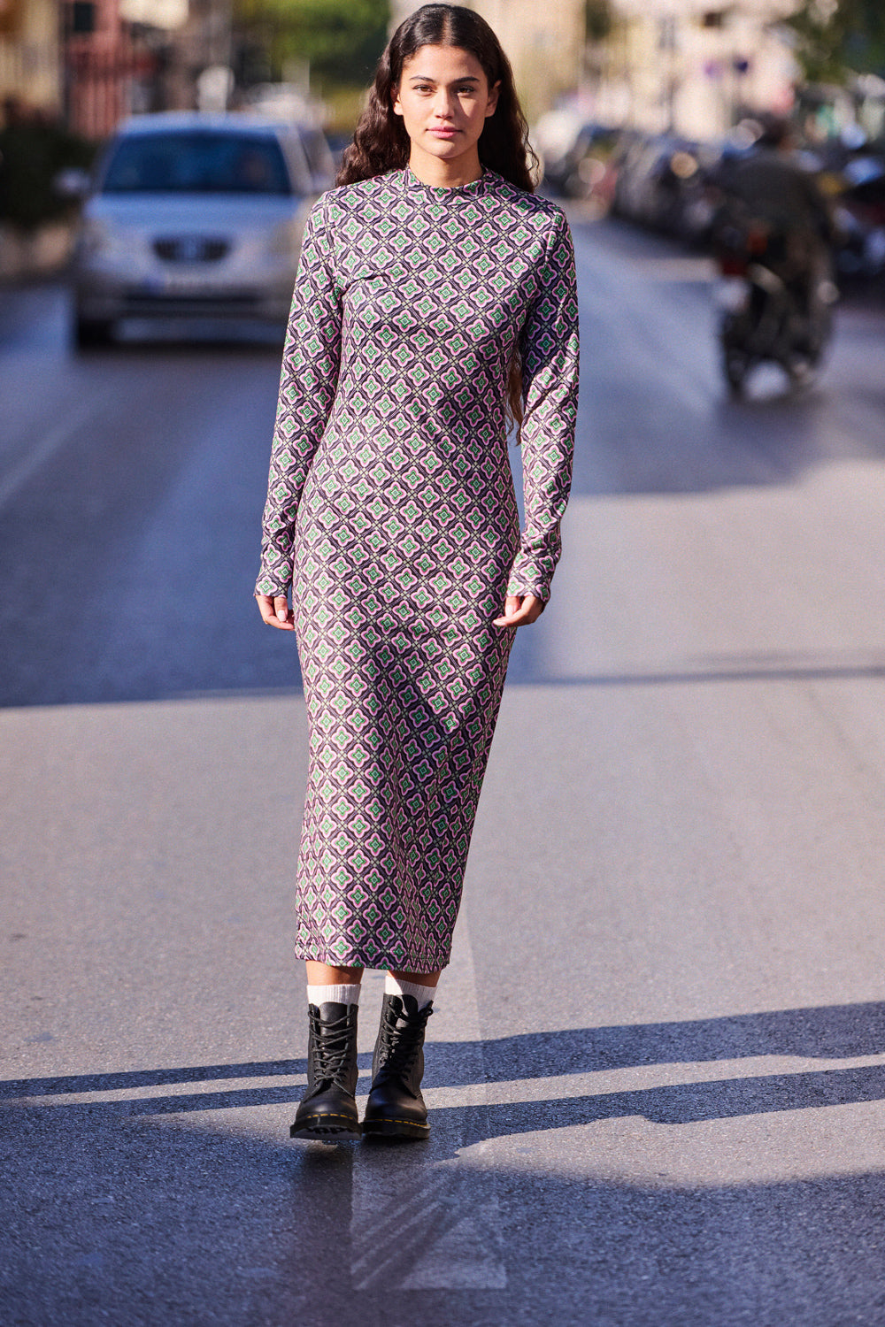 Rida Dress - Geometric Print