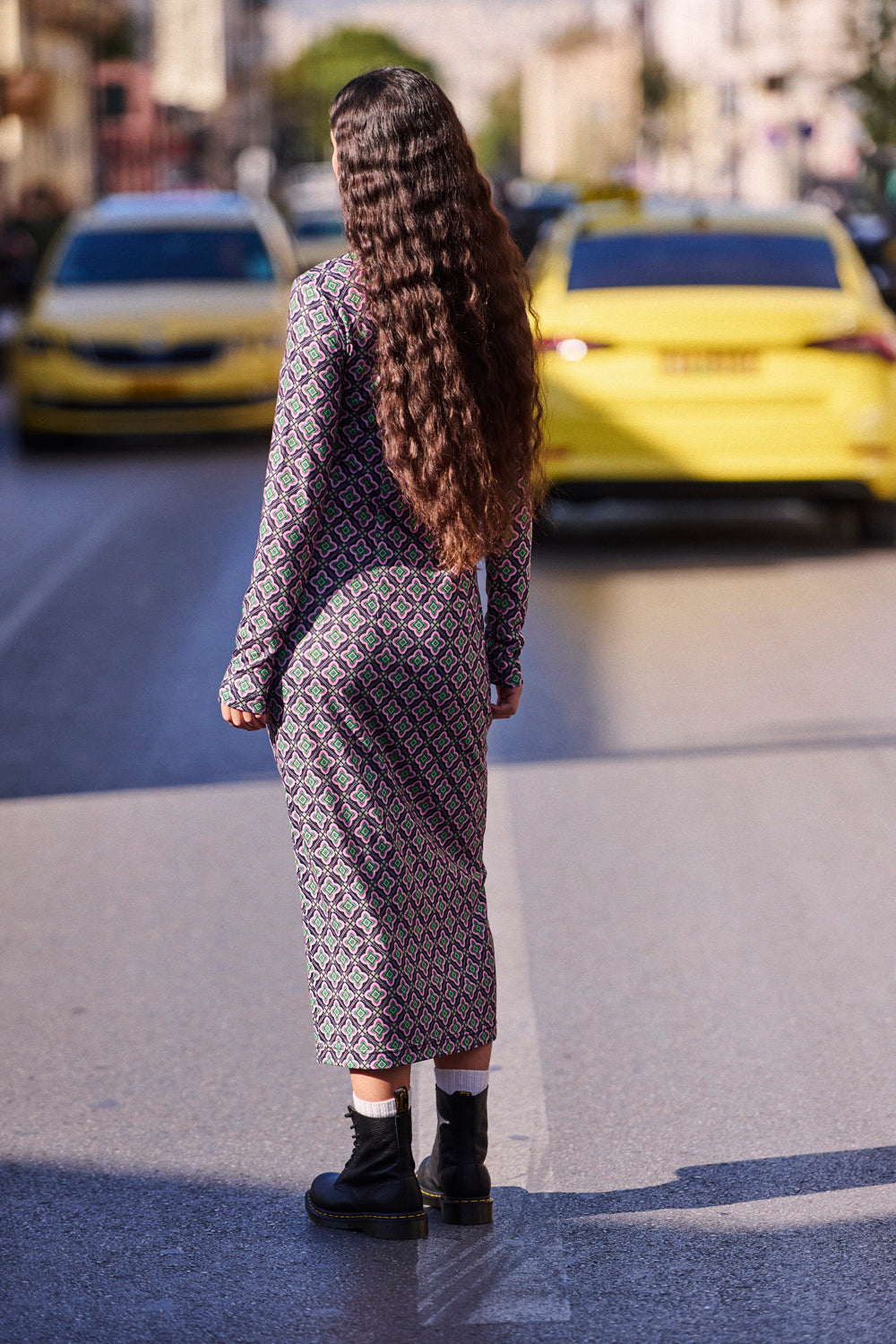 Rida Dress - Geometric Print