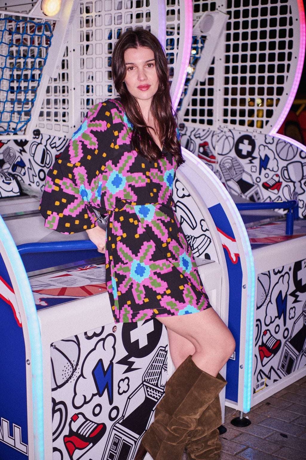 Robe Reo - Print Fleurs Multi