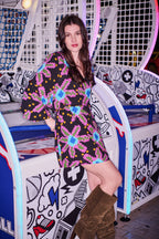 Robe Reo - Print Fleurs Multi