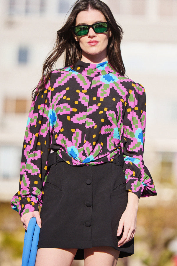 Bluse Bala - Bunter Blumenprint