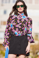 Blouse Bala - Print Fleurs Multi