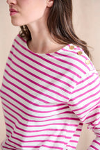 T-Shirt Toscane - Marin Fuchsia
