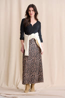 Jupe John - Print Leopard Voile